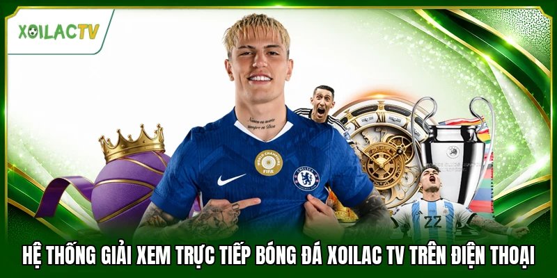 Hệ thống giải xem trực tiếp bóng đá Xoilac tv trên điện thoại